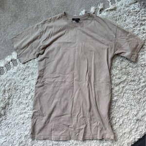 Forever 21 Tan Tshirt dress with pockets